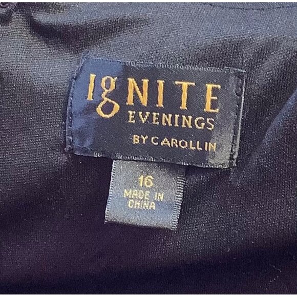 VTG Black Dress Size 16 Sweetheart Neckline Whimsy Goth Fairy Ballet Core - Picture 4 of 7